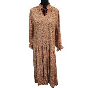 Firma' Collection Beautiful Dusty Rose Floral Dress Size 8